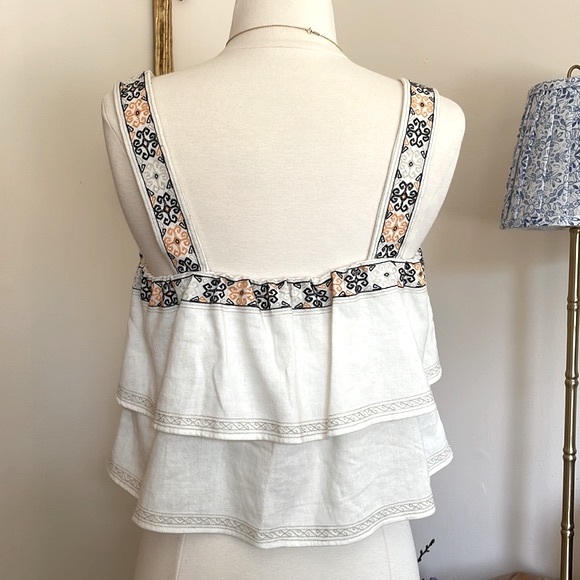 •Madewell• Anita Tank Top Tiered Embroidery - Picture 5 of 8